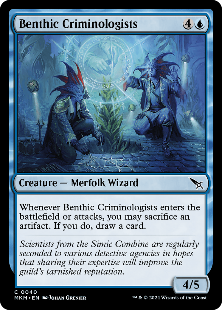 Benthic Criminologists (40) [Murders at Karlov Manor] foil - Deck Out Gaming