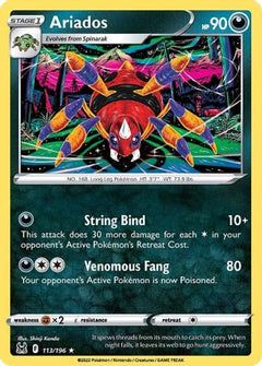 Ariados (113) [SWSH11: Lost Origin] Reverse Holofoil - Deck Out Gaming