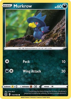 Murkrow (114) [SWSH11: Lost Origin] - Deck Out Gaming