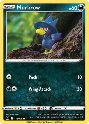 Murkrow (114) [SWSH11: Lost Origin] - Deck Out Gaming