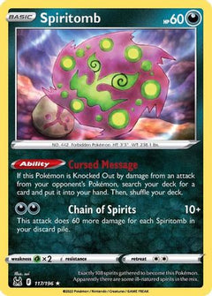 Spiritomb (117) [SWSH11: Lost Origin] - Deck Out Gaming