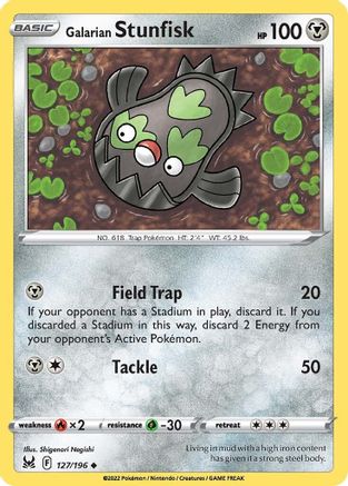 Galarian Stunfisk (127) [SWSH11: Lost Origin] Reverse Holofoil - Deck Out Gaming
