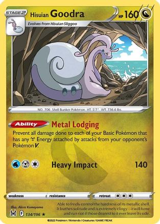 Hisuian Goodra (134) [SWSH11: Lost Origin] Holofoil - Deck Out Gaming