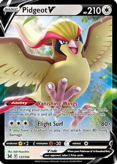 Pidgeot V (137) [SWSH11: Lost Origin] Holofoil - Deck Out Gaming