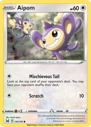 Aipom (144) [SWSH11: Lost Origin] - Deck Out Gaming