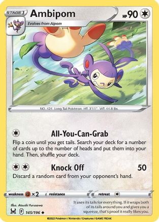 Ambipom (145) [SWSH11: Lost Origin] - Deck Out Gaming