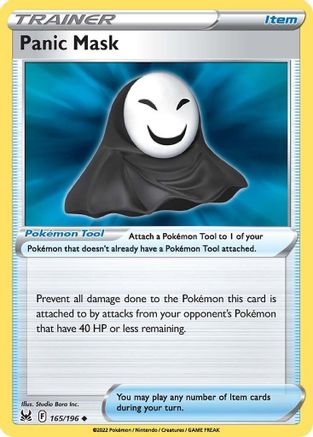 Panic Mask (165) [SWSH11: Lost Origin] Reverse Holofoil - Deck Out Gaming