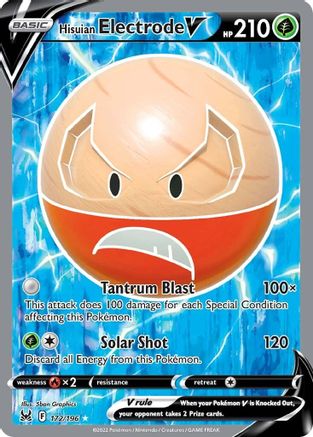 Hisuian Electrode V (Full Art) (172) [SWSH11: Lost Origin] Holofoil - Deck Out Gaming