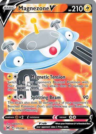 Magnezone V (Full Art) (175) [SWSH11: Lost Origin] Holofoil - Deck Out Gaming