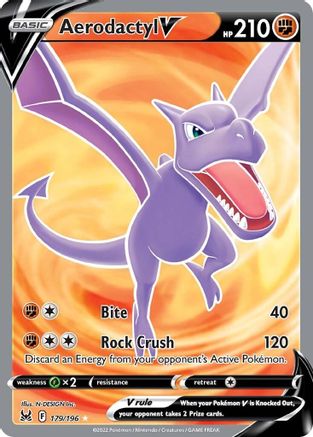 Aerodactyl V (Full Art) (179) [SWSH11: Lost Origin] Holofoil - Deck Out Gaming