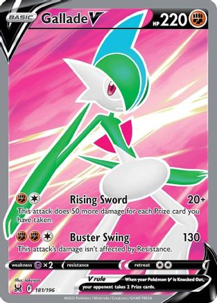 Gallade V (Full Art) (181) [SWSH11: Lost Origin] Holofoil - Deck Out Gaming