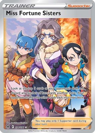 Miss Fortune Sisters (Full Art) (194) [SWSH11: Lost Origin] Holofoil - Deck Out Gaming