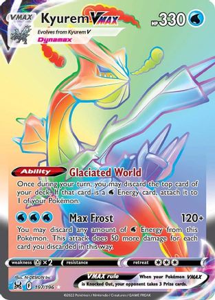 Kyurem VMAX (197/196) [Sword & Shield: Lost Origin] - Deck Out Gaming