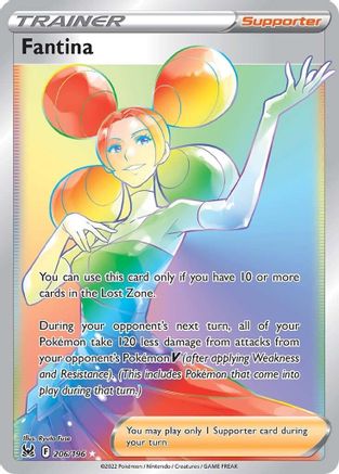 Fantina (Secret) (206) [SWSH11: Lost Origin] Holofoil - Deck Out Gaming