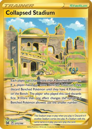 Collapsed Stadium (Secret) (215) [SWSH11: Lost Origin] Holofoil - Deck Out Gaming