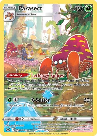 Parasect (TG01) [SWSH11: Lost Origin Trainer Gallery] Holofoil - Deck Out Gaming