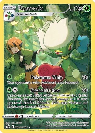 Roserade (TG02) [SWSH11: Lost Origin Trainer Gallery] Holofoil - Deck Out Gaming