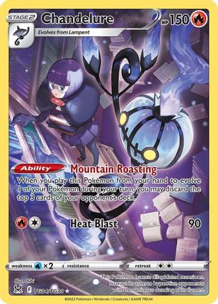 Chandelure (TG04) [SWSH11: Lost Origin Trainer Gallery] Holofoil - Deck Out Gaming