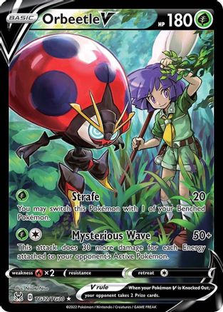 Orbeetle V (TG12) [SWSH11: Lost Origin Trainer Gallery] Holofoil - Deck Out Gaming