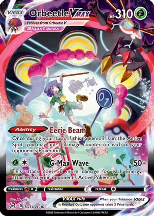 Orbeetle VMAX (TG13) [SWSH11: Lost Origin Trainer Gallery] Holofoil - Deck Out Gaming