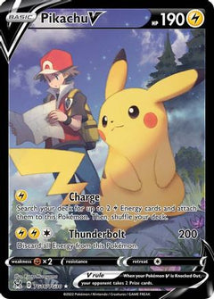 Pikachu V (TG16) [SWSH11: Lost Origin Trainer Gallery] Holofoil - Deck Out Gaming