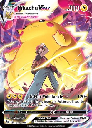 Pikachu VMAX (TG17) [SWSH11: Lost Origin Trainer Gallery] Holofoil - Deck Out Gaming