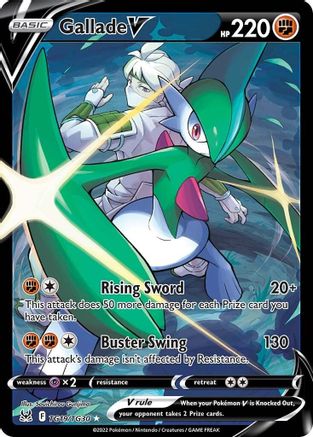 Gallade V (TG19/TG30) [Sword & Shield: Lost Origin] - Deck Out Gaming