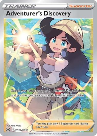 Adventurer's Discovery (TG23) [SWSH11: Lost Origin Trainer Gallery] Holofoil - Deck Out Gaming