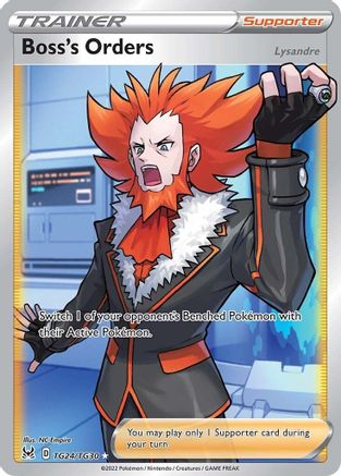 Boss's Orders (TG24) [SWSH11: Lost Origin Trainer Gallery] Holofoil - Deck Out Gaming