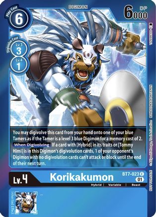 Korikakumon (Event Pack 3) (BT7-023) [Next Adventure] Foil - Deck Out Gaming