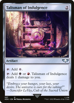 Talisman of Indulgence (257) [Universes Beyond: Warhammer 40,000] - Deck Out Gaming