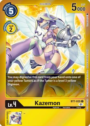 Kazemon (Event Pack 3) (BT7-035) [Next Adventure] Foil - Deck Out Gaming