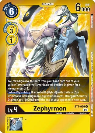 Zephyrmon (Event Pack 3) (BT7-036) [Next Adventure] Foil - Deck Out Gaming