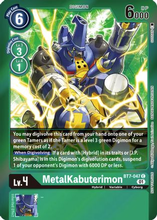 MetalKabuterimon (Event Pack 3) (BT7-047) [Next Adventure] Foil - Deck Out Gaming