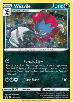 Weavile - SWSH246 (Cosmos Holo) (SWSH246) [SWSH: Sword & Shield Promo Cards] Holofoil - Deck Out Gaming