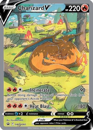 Charizard V - SWSH260 (SWSH260) [SWSH: Sword & Shield Promo Cards] Holofoil - Deck Out Gaming