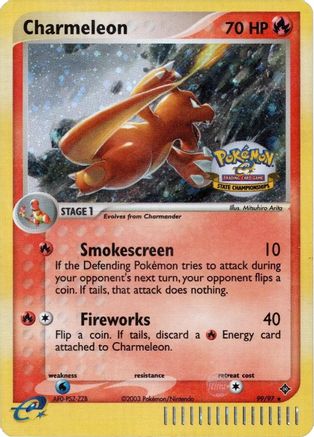 Charmeleon - 99/97 (State Championship) (99) [League & Championship Cards] Holofoil - Deck Out Gaming