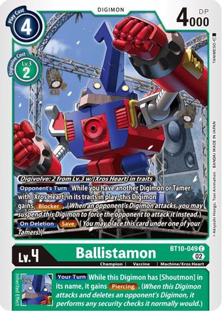 Ballistamon (BT10-049) [Xros Encounter] - Deck Out Gaming