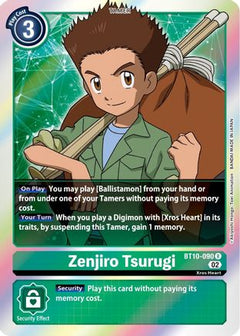 Zenjiro Tsurugi (BT10-090) [Xros Encounter] Foil - Deck Out Gaming