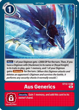 Aus Generics (ST12-14) [Starter Deck 12: Jesmon] - Deck Out Gaming