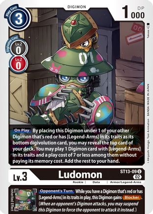 Ludomon (ST13-09) [Starter Deck 13: Ragnaloardmon] - Deck Out Gaming