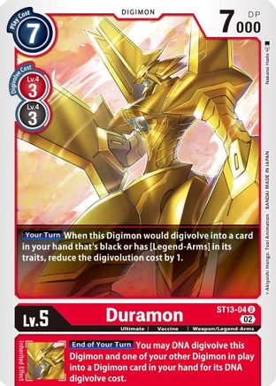 Duramon (ST13-04) [Starter Deck 13: Ragnaloardmon] - Deck Out Gaming