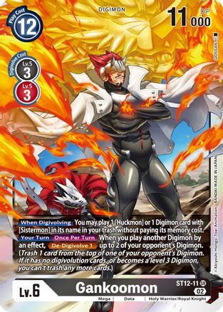 Gankoomon (ST12-11) [Starter Deck 12: Jesmon] Foil - Deck Out Gaming