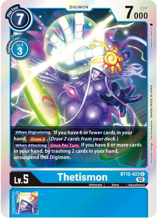 Thetismon (BT10-023) [Xros Encounter] Foil - Deck Out Gaming