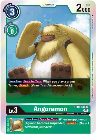 Angoramon (BT10-044) [Xros Encounter] Foil - Deck Out Gaming