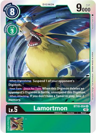 Lamortmon (BT10-054) [Xros Encounter] Foil - Deck Out Gaming