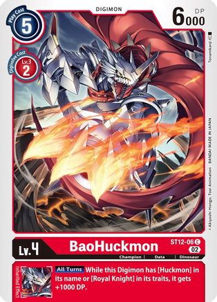 BaoHuckmon (ST12-06) [Starter Deck 12: Jesmon] - Deck Out Gaming