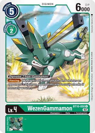 WezenGammamon (BT10-050) [Xros Encounter] - Deck Out Gaming