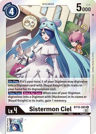 Sistermon Ciel (BT10-085) [Xros Encounter] Foil - Deck Out Gaming