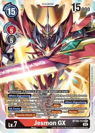 Jesmon GX (BT10-112) [Xros Encounter] Foil - Deck Out Gaming